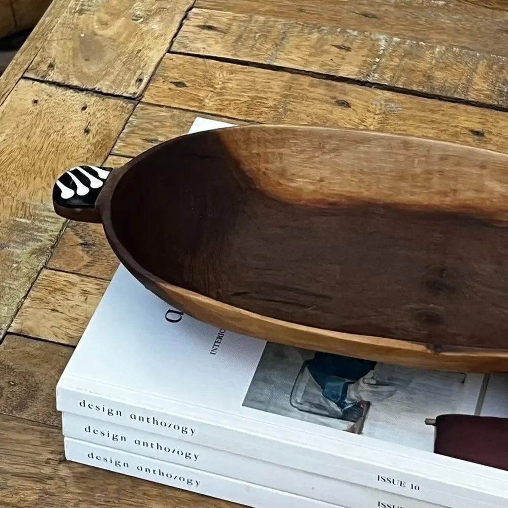 Wood Serving Bowl 12.5